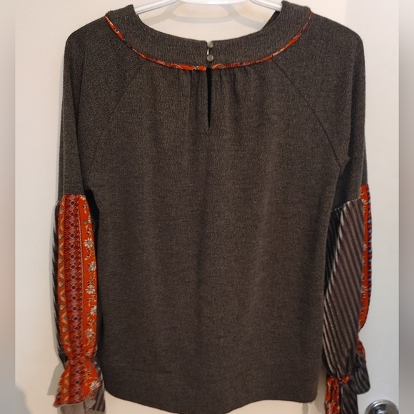 THML Boho Mixed Print Top SZ.S - Picture 5 of 9